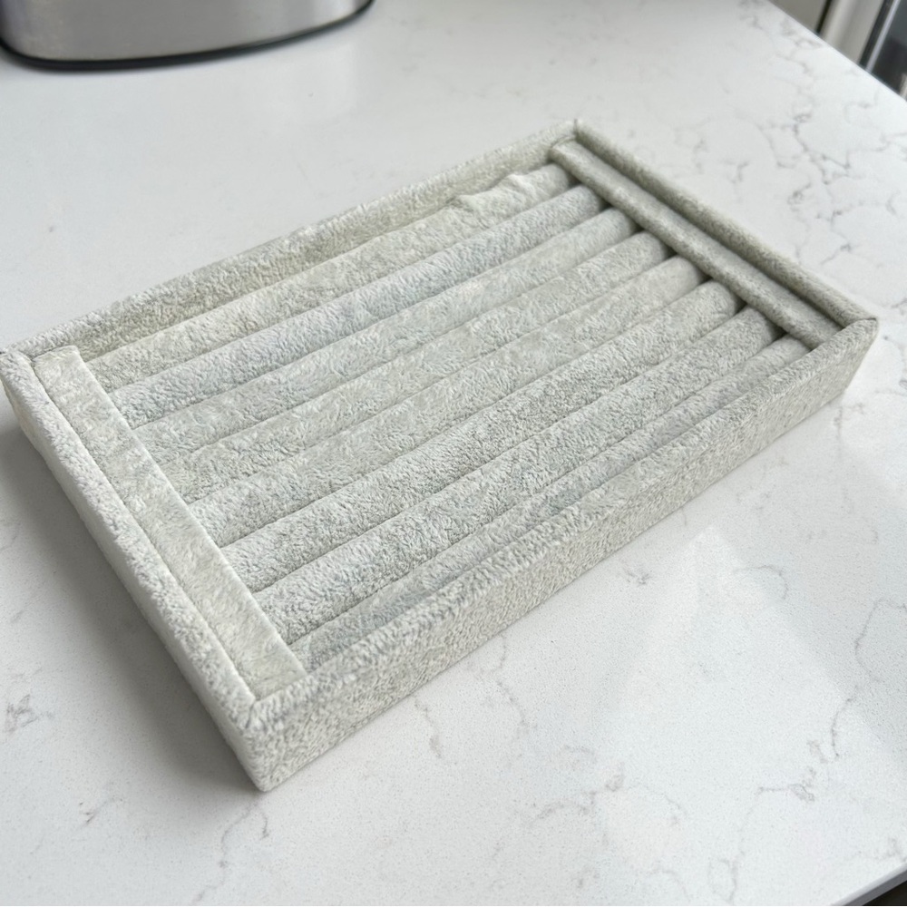 Velvet Ring Jewellery Organizer Tray